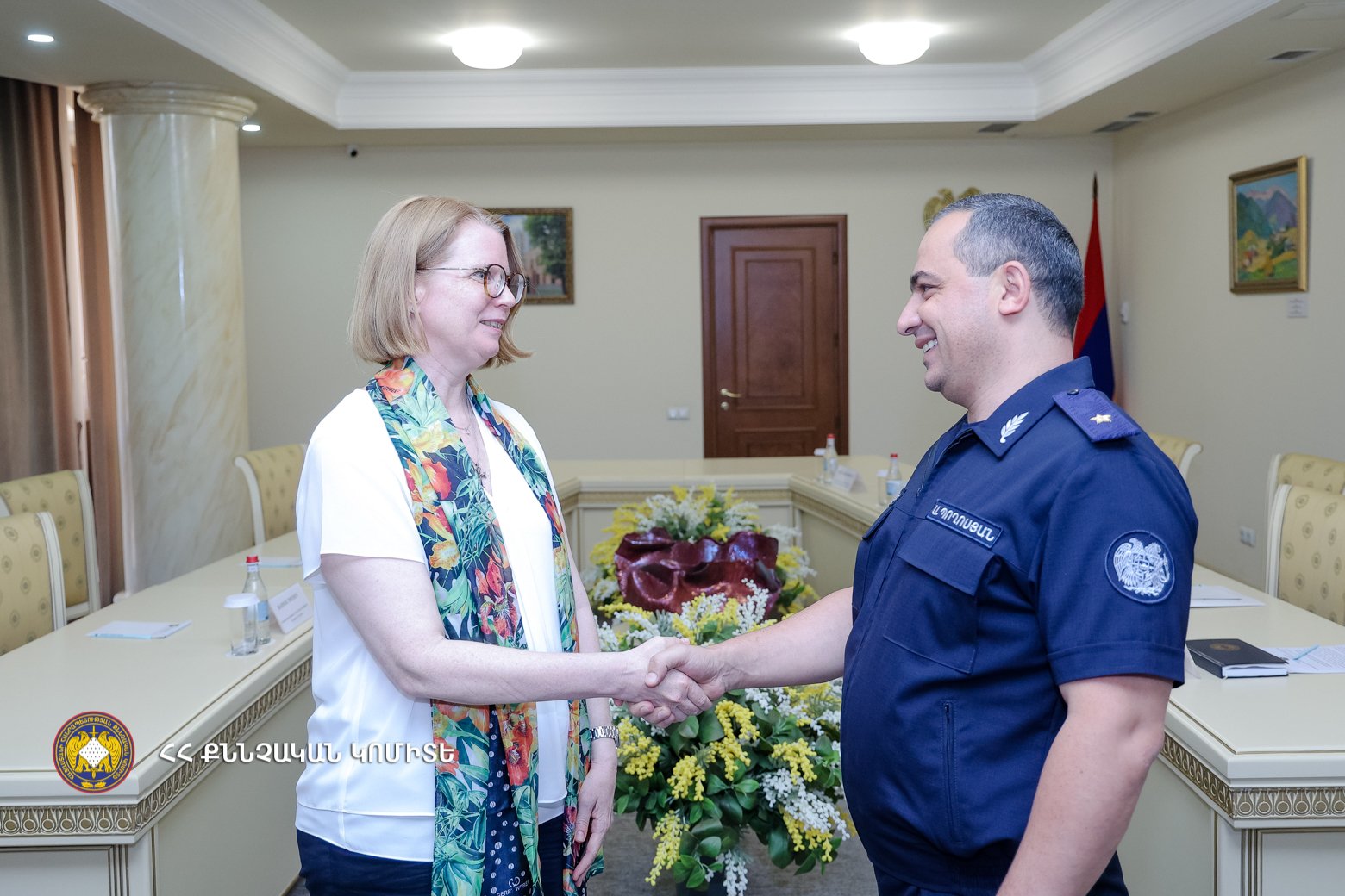 Председатель Следственного комитета Артур Погосян принял посла Германии в Армении